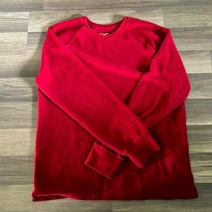 Mens long sleeve red shirt. Size large. From target brand goodfellow and co